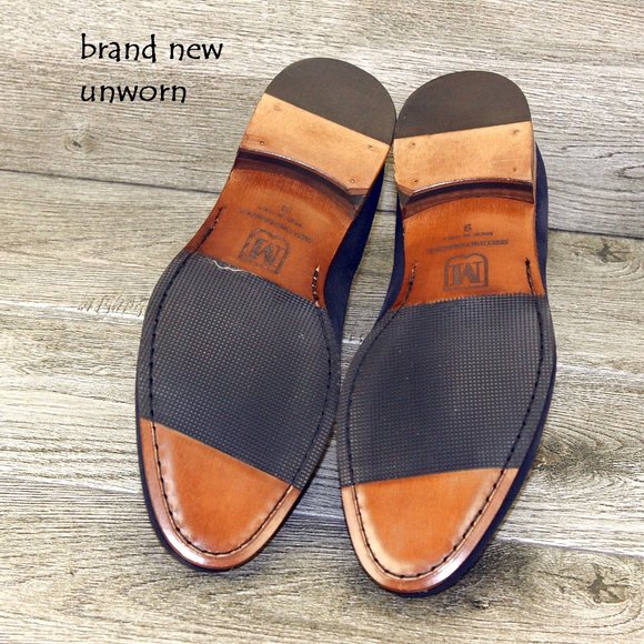 * NIB * $395 Bruno Magli NILO 9 M Navy Suede Nordstrom * add $15 new Trees main image 8